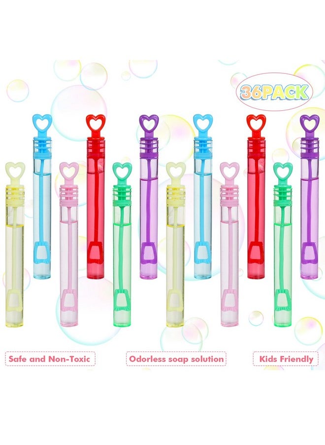 36 Pcs Mini Bubble Wands, 6 Colors, Party Favors, Outdoor Christmas Bubble Blower For Kids, Bubble Blaster Party Favors, Easter, Birthday