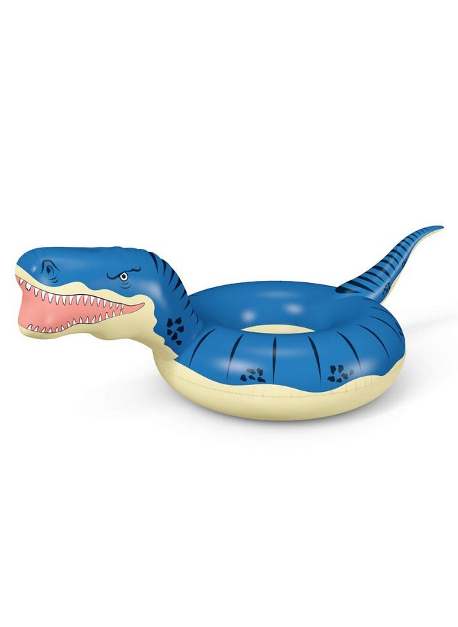 Inflatable Dinosaur Pool Float Tube For Boys Girls Adults 93'' T-Rex Floatie Summer Beach Swimming Pool Inflatables T-Rex Ride On Party Pool Raft Lounge Kids Tyrannosaurus Rex Dinosaur Toys