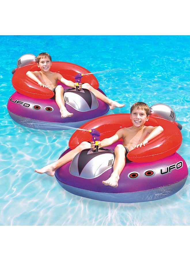 Ufo Squirter Swimming Pool Floating Game, 2-Pack