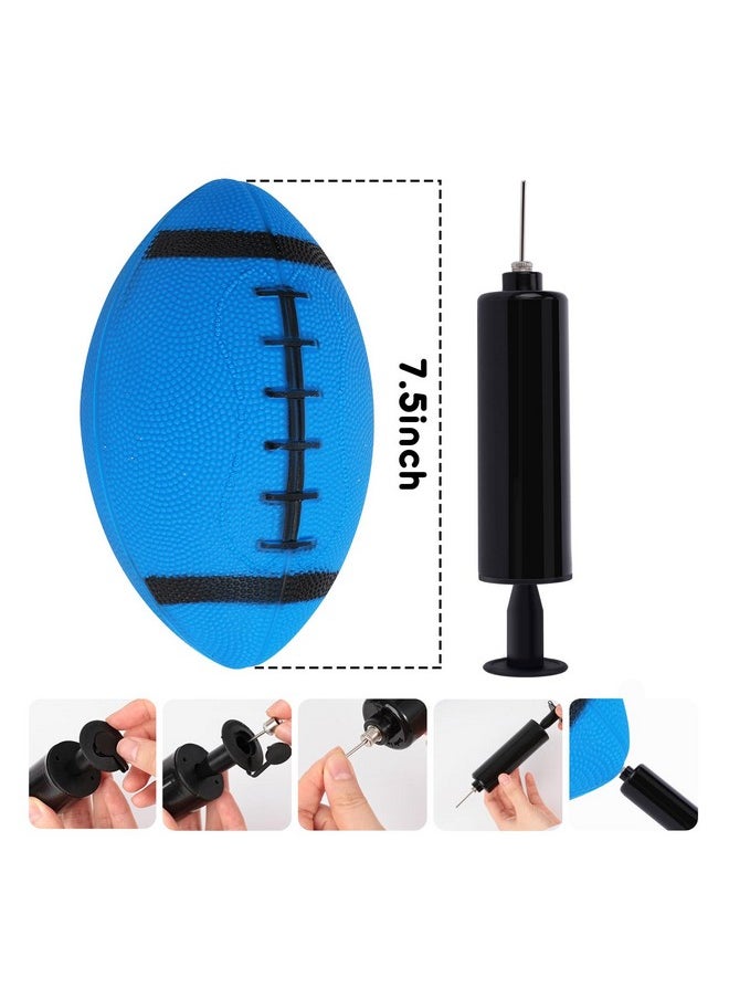 6Pcs Mini Inflatable Football, 6.3 Inch Waterproof Football Toys For Kids Perfect Outdoor And Indoor Games, Football Lovers Gifts, Super Bowl Lvii Party Favors