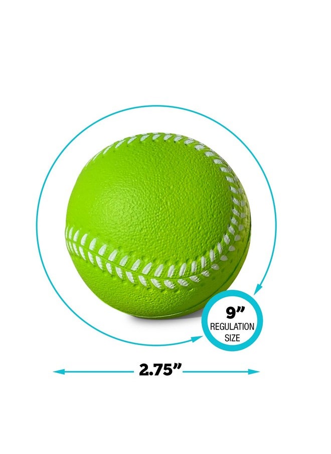 Kids Soft Foam Baseballs, 6 Pack, 2.75