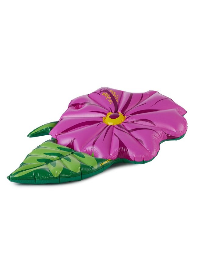 Inflatable Hibiscus Flower Pool Float Purple, 70