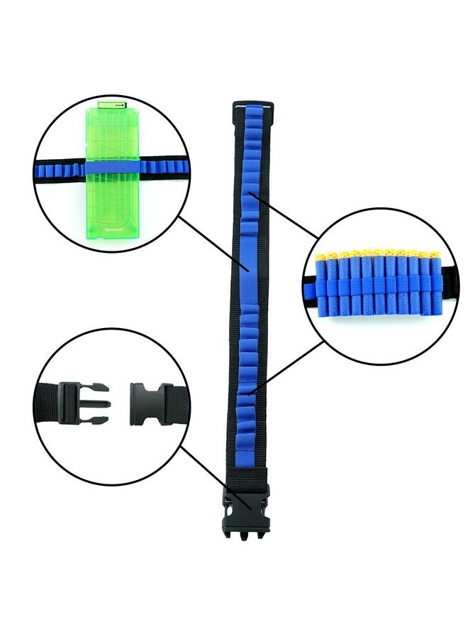 Toy Gun Bullet Shoulder Strap Darts Bandolier Kit Ammo Storage Holder Compatible For Nerf Elite Blasters(Elite Bandolier Kit)