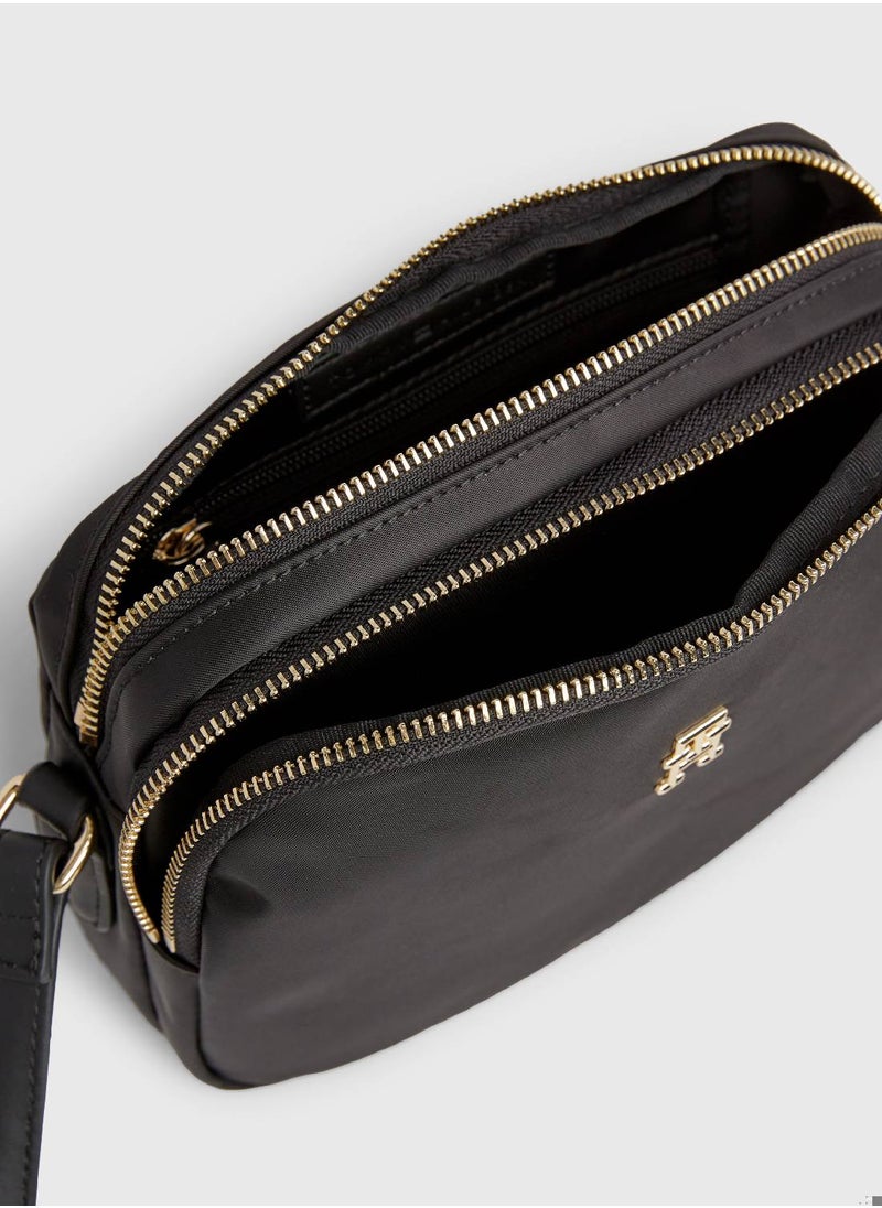 Women's Poppy Th Crossover Bag - Nylon, Black