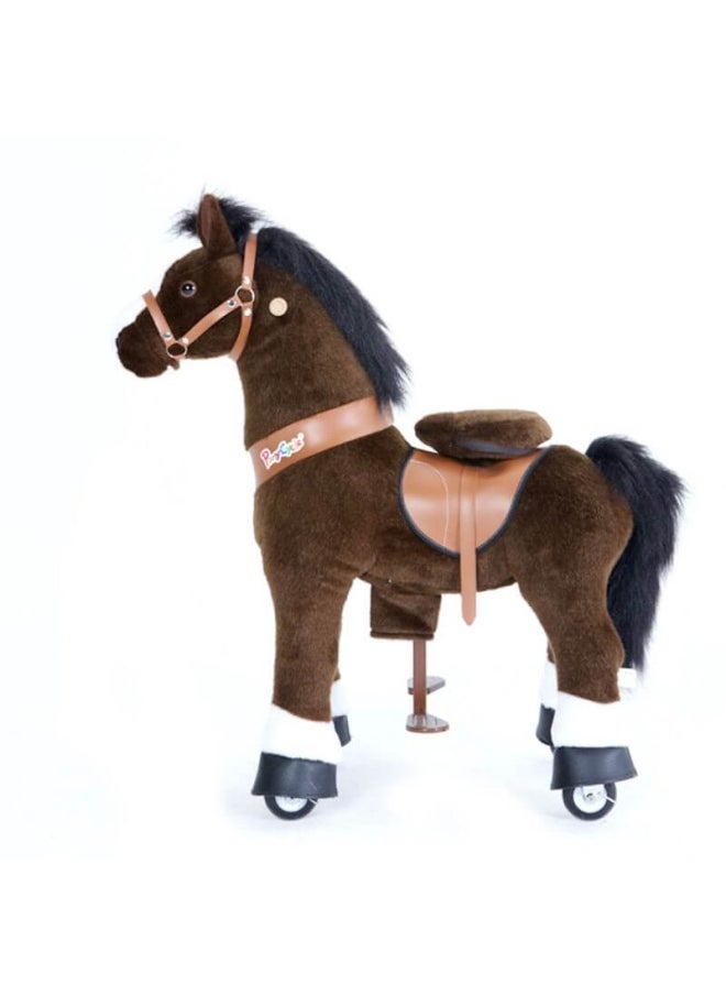 PonyCycle Horse Ride-on (Small, Chocolate Brown)