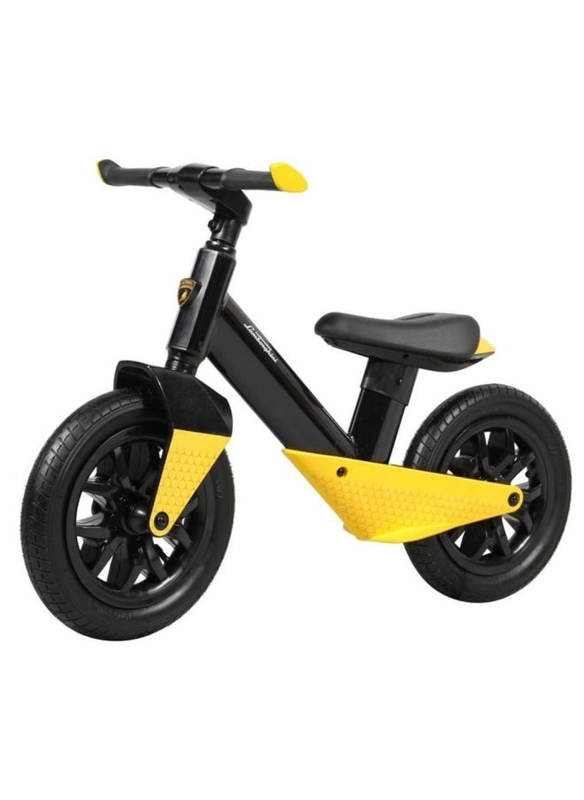 Lamborghini Balance Rideable Toy (Black/Yellow)