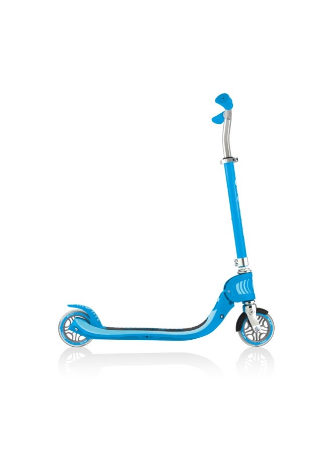 Globber Flow Foldable 2-wheel Kick Scooter in Sky Blue