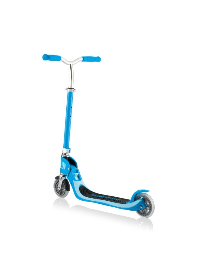 Globber Flow Foldable 2-wheel Kick Scooter in Sky Blue