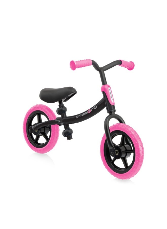 Globber GO BIKE Balance Bike in Neon Pink (8.5 in wheels)