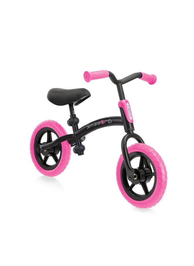 Globber GO BIKE Balance Bike in Neon Pink (8.5 in wheels)