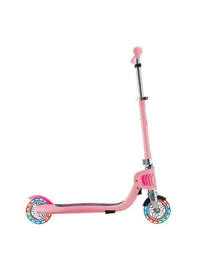 Globber Flow Foldable Junior Light 2-wheel Kick Scooter in Pink