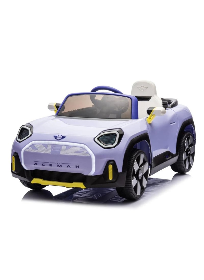 Mini Aceman Electric Ride-On Car Purple