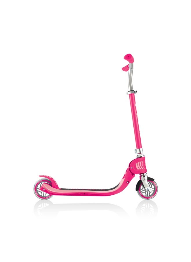 Globber Flow Foldable 2-wheel Kick Scooter Fushia