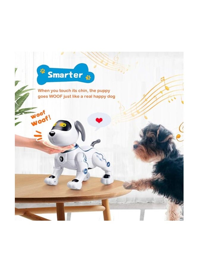 Remote Control Robot Dog Toy - Stunt, Voice Command, Programmable, Touch-Sensitive & Music Playing Robot Dog for Kids - Perfect Birthday Gift