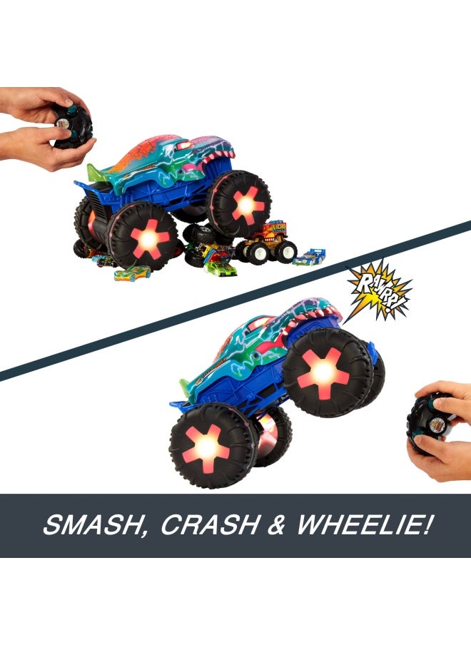 Hot Wheels Monster Truck Power Smashers Mega Wrex Alive Remote Control (1:15, 2.4 GHz)