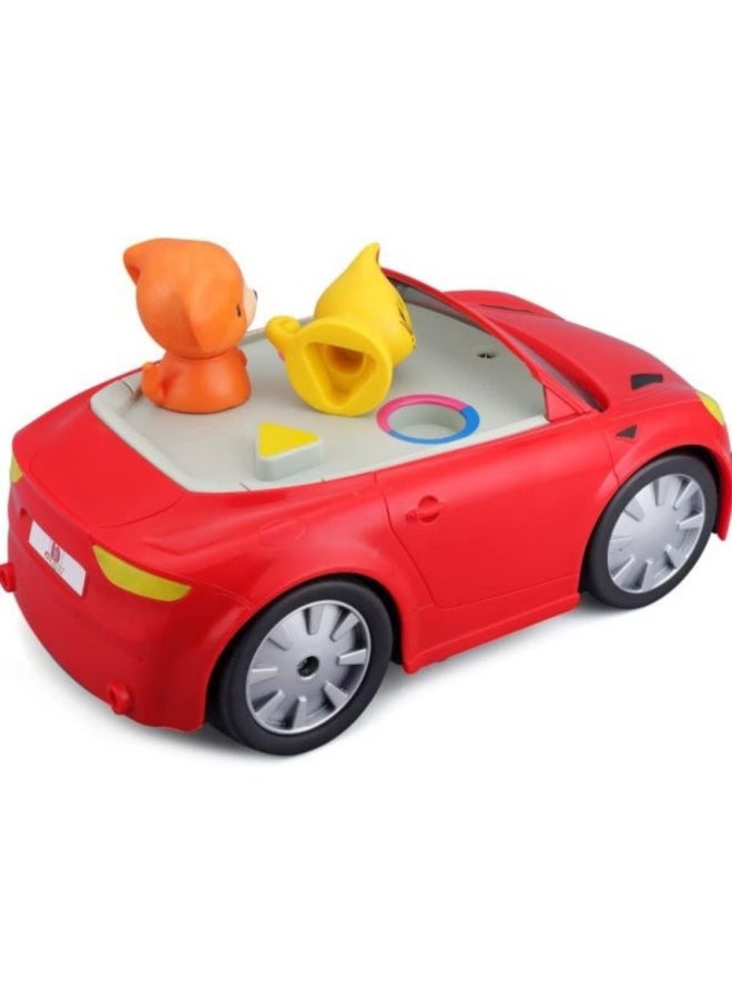 BB Junior Drive 'N Sort Remote Control Beginner Car (Electric, Red)