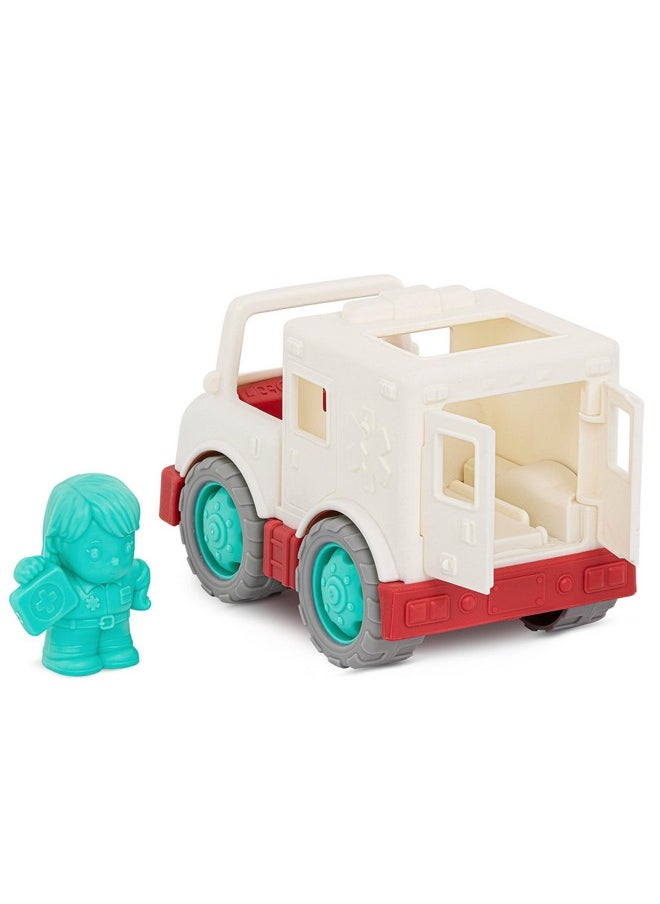 - Wonder Wheels - Toy Emergency Vehicles - Ambulance, Police Car, Fire Truck - Rescue Set For Kids - Movable Parts - 1 Year + - Emergency Vehicles (Pack Of 3)