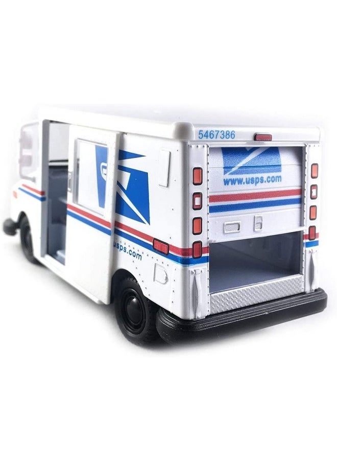 Ups Mercedes-Benz Sprinter + United States Postal Mail Truck Grumman Llv 5 Inch Die Cast Metal Model Toys Setof2