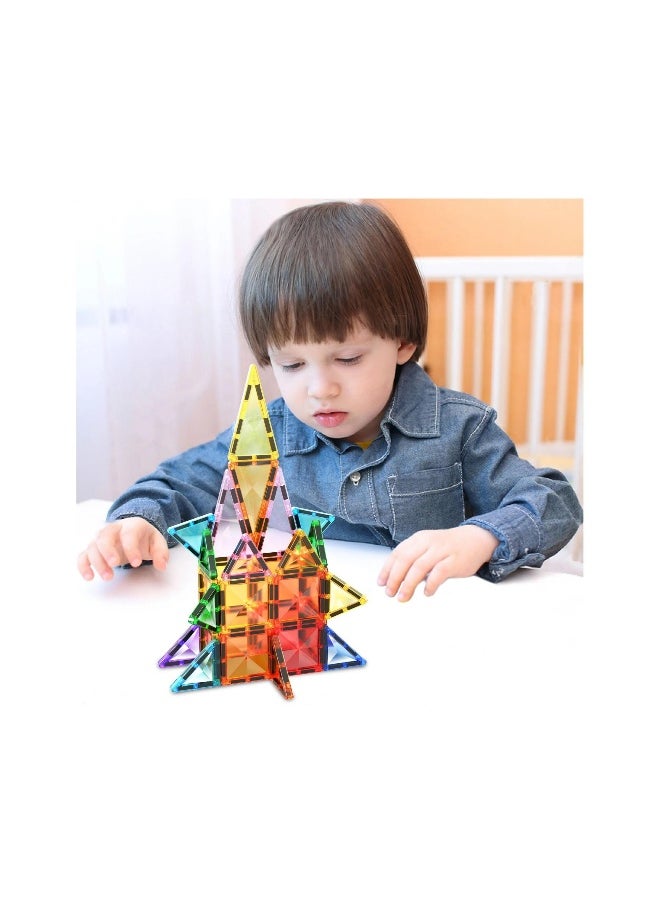 PicassoTiles Mini Diamond Collection Travel Size Magnetic Building Block Set ( 40 Pieces )