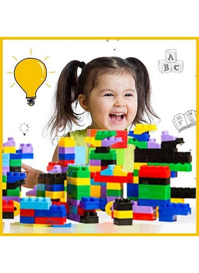 Large Building Blocks For Toddlers/Kids (600 Piece) Stackable, Multi-Colored, Interlocking Toys Safe, Non-Toxic Plastic Bright Colors, Waterproof Boys, Girls Age 3 For Kids