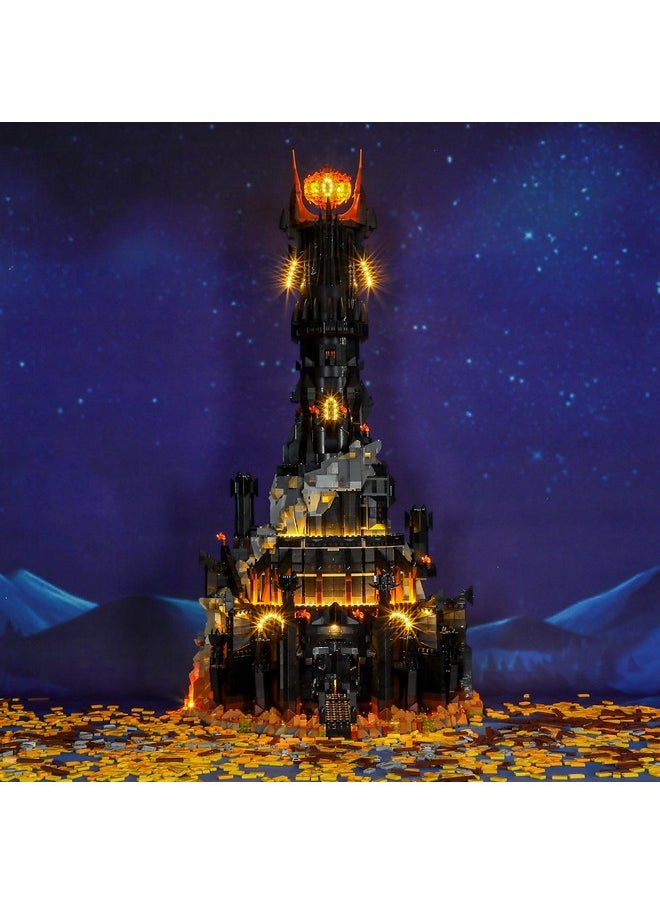 Light Kit For Lego-10333 Barad-Dur - Compatible With Lego Icons Lord Of The Rings Building Set- Not Include Lego Set