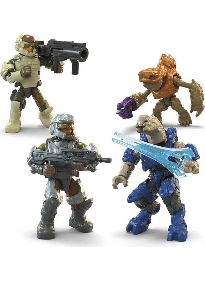 Halo Toy Building Sets, Ghost Of Requiem With 135 Pieces, 4 Micro Action Figures And Accessories, For Collectors