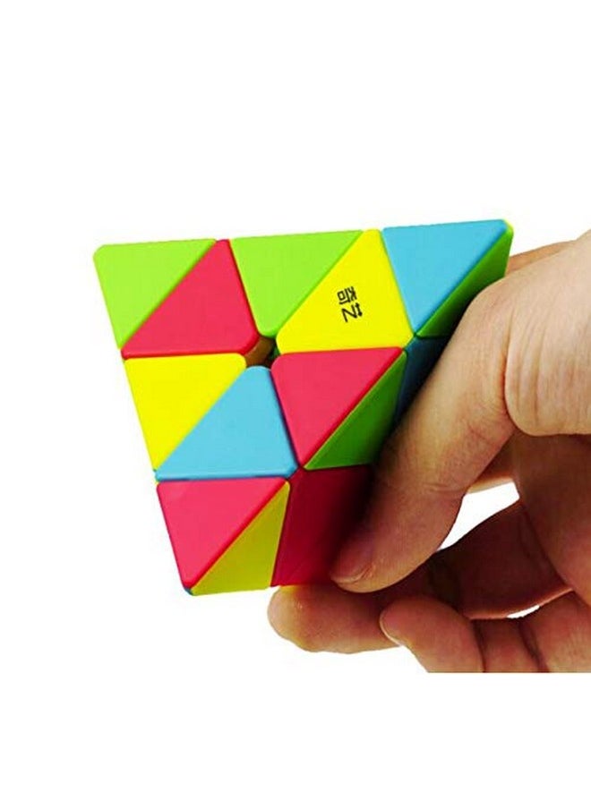 Qiming Pyramid Stickerless Magic Cube Mofangge Qiming Pyramid Stickerless Speed Cube