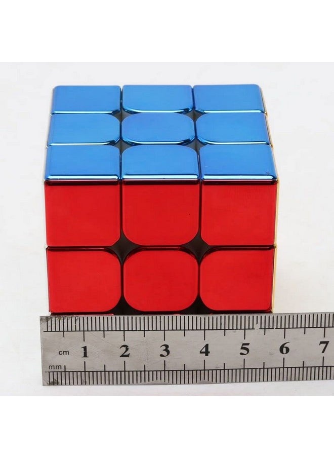 Cyclone Boys Metallic 3X3 Speed Cube Shiny Cube Mirror Reflective Stickerles Puzzle