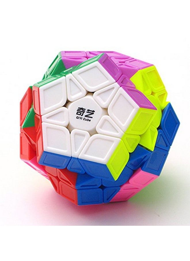 Pentagonal Dodecahedron Megaminx Sculpted Stickerless Magic Cube Qiheng S Stickerless Sculpted 12 Sided Cube Megaminx Speed Cube