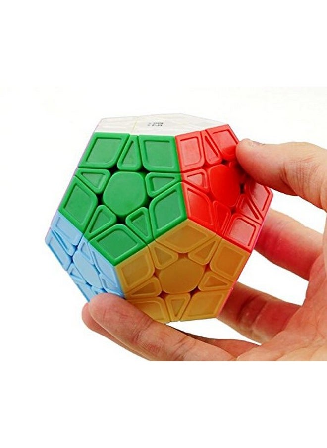 Pentagonal Dodecahedron Megaminx Sculpted Stickerless Magic Cube Qiheng S Stickerless Sculpted 12 Sided Cube Megaminx Speed Cube