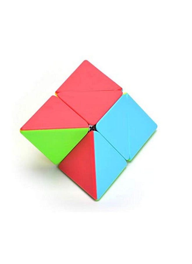 Pyramorphix Stickerless Speed Cube Pyraminx 2X2 Cube Puzzle