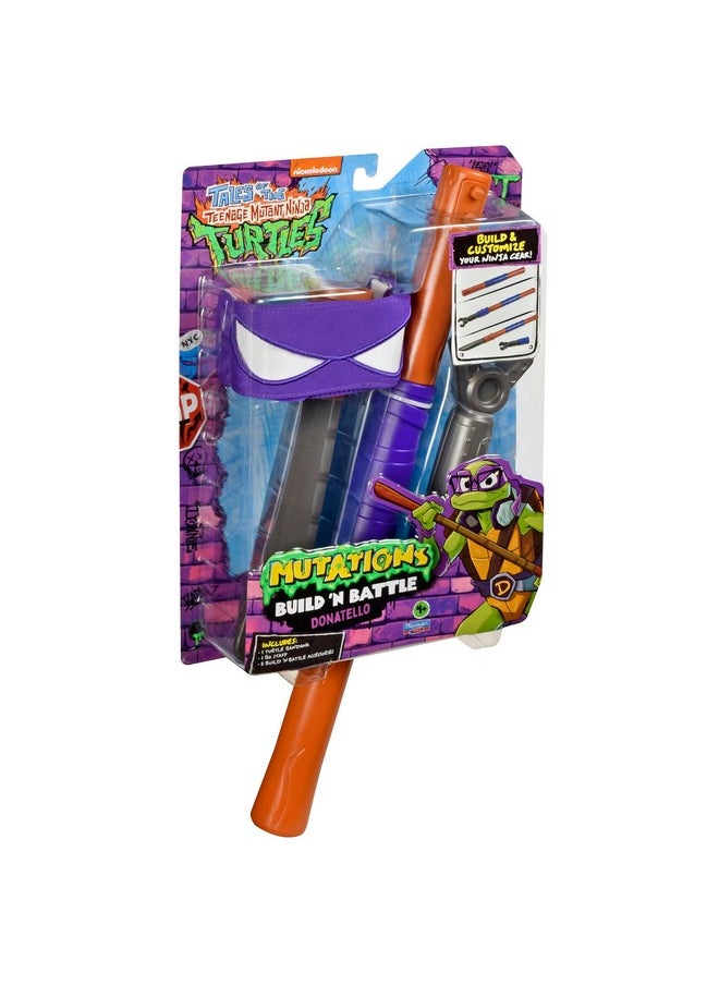 A Turtles: Mutations Build N Battle Donatello Bo Staff Basic Role Play Set By Playmates Toys