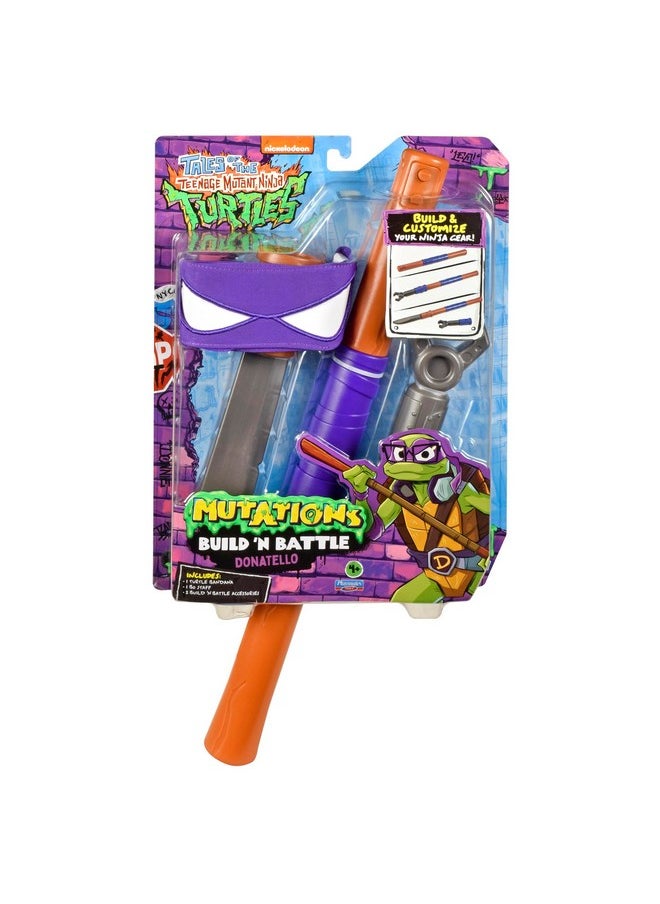 A Turtles: Mutations Build N Battle Donatello Bo Staff Basic Role Play Set By Playmates Toys