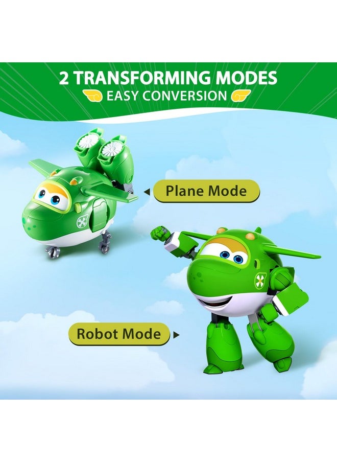 Transformer Toys, 5 In Mira Airplane Transformer Figures Toys, 2 In 1 Mode Rescue Bots Action Figure Toys For 3-5 Year Old Boys Girls, Fun Plane Toys For Toddlers Kids Age 3 4 5 6 7