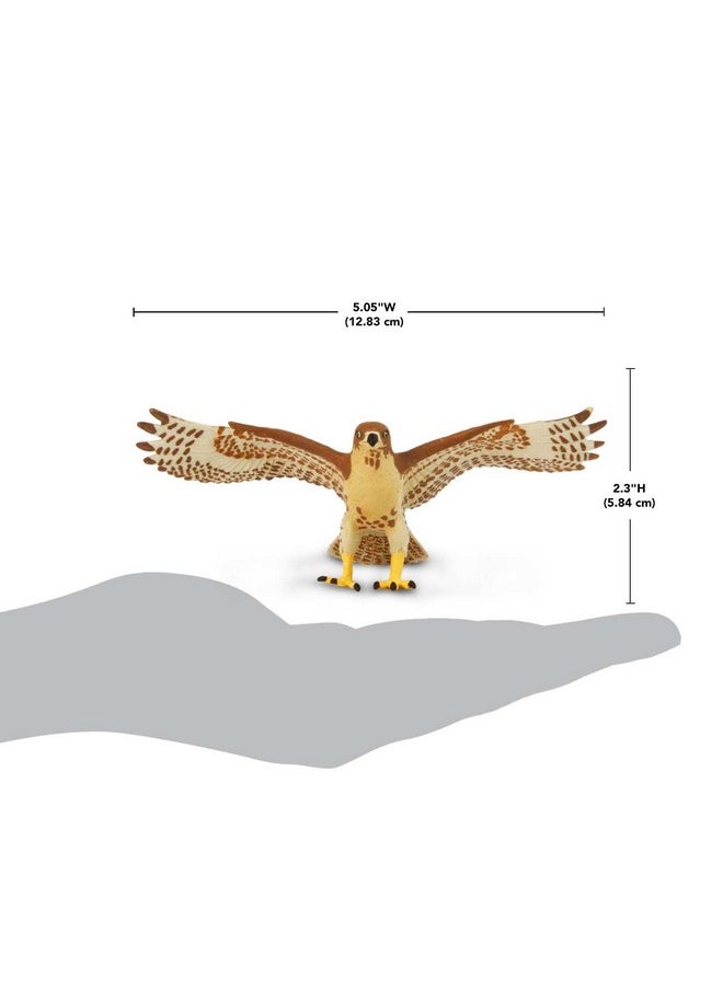 Red-Tailed Hawk Figurine - Detailed 5.75