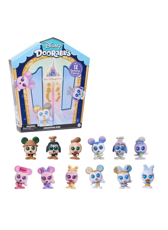 Walt Disney World 50Th Anniversary Collection Peek, Blind Bag Inspired Mini Collectible Figures, Kids Toys For Ages 5 Up, Amazon Exclusive By Just Play