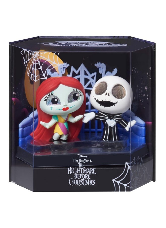 Doorables Disney Grand Entrance 3-Inch Collectible Figures Jack Skellington And Sally, Kids Toys For Ages 5 Up, Amazon Exclusive By Just Play