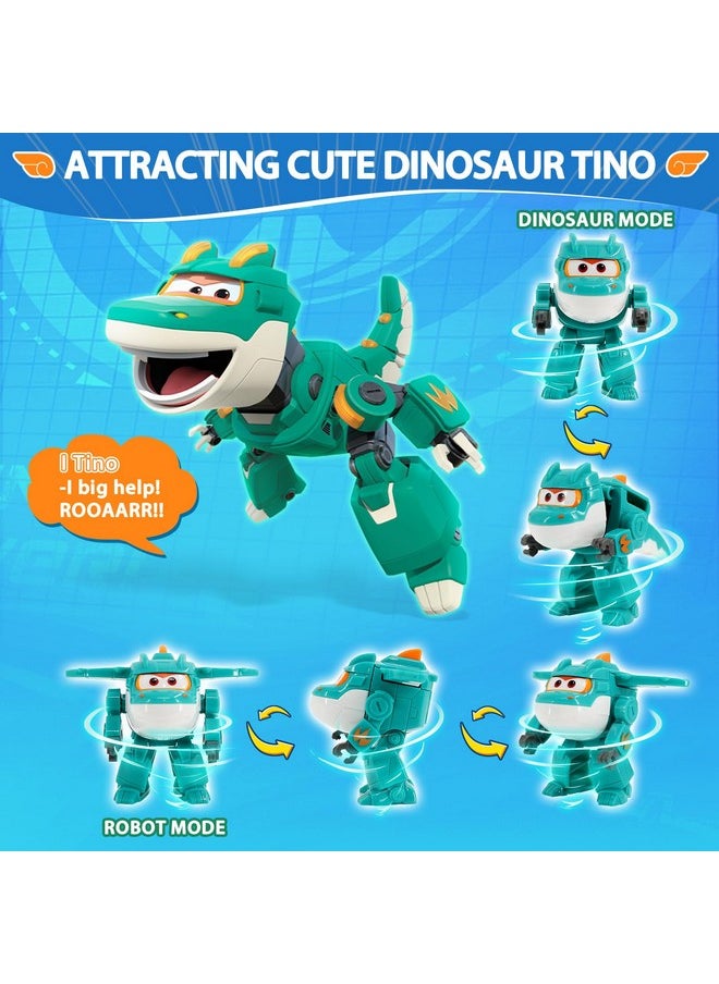 Transformer Toys, 2 In Tino Dinosaur Airplane Transformer Figures Toys, 2 In 1 Mode Rescue Bots Action Figure Toys For 3-5 Year Old Boys Girls, Plane Toys For Toddlers Kids Age 3 4 5 6 7