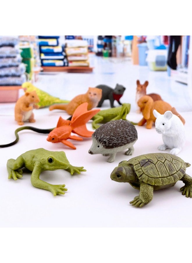 Pets Toob - 12 Figurines Of Household Pets - Educational Toy Figures For Boys, Girls And Kids Ages 3+