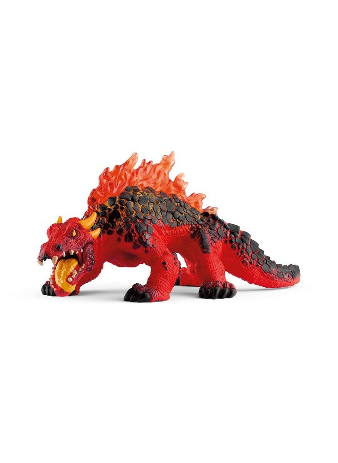 Eldrador Magma Lizard - Realistic Mythical Fantasy Monster Action Figure Toy - Highly Detailed Ferocious Lava Monster Lizard Beast Toy For Boys And Girls, Gift For Kids Age 7+