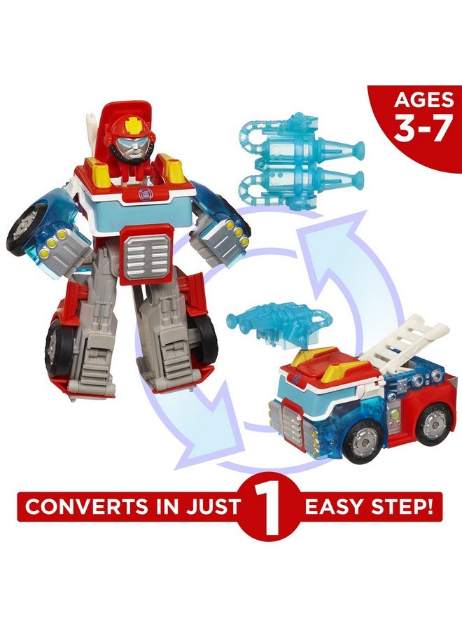 Playskool Heroes Rescue Bots Energize Heatwave The Fire Bot Converting Toy Robot Action Figure, Toys For Kids Ages 3 And Up (Amazon Exclusive)