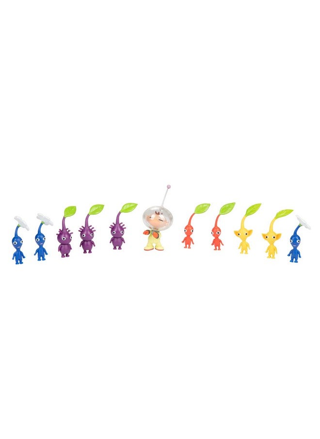 Per Mario Captain Olimar & Pikmin Set - Includes 11 Figures