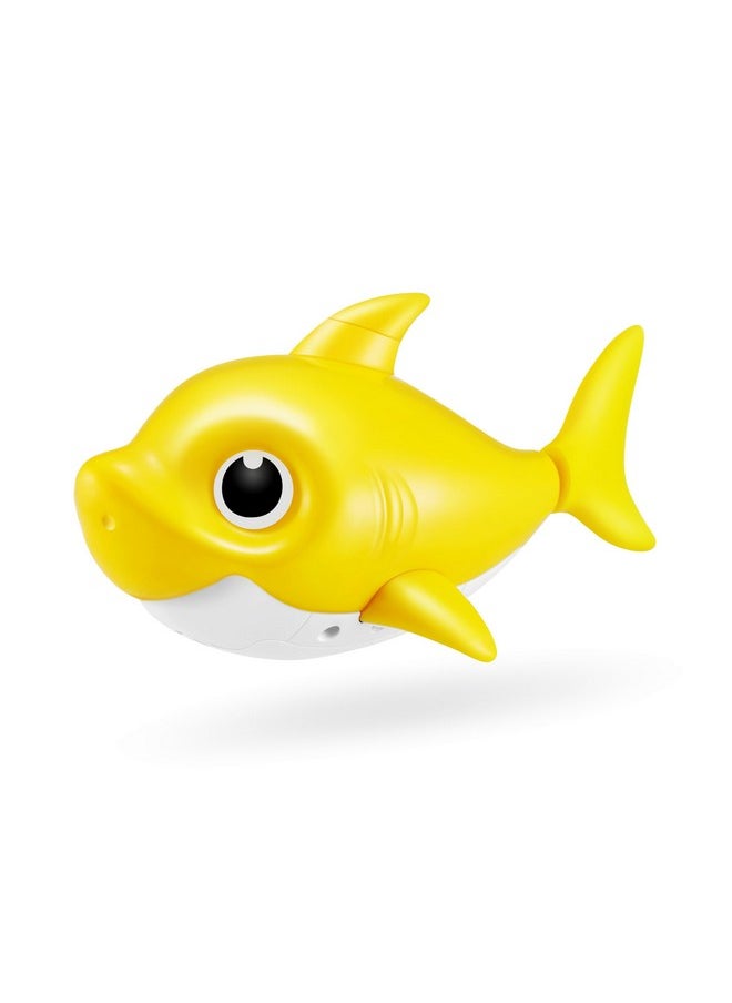 Junior Baby Shark New Silicon Fins Version Singing And Swimming Baby Shark (Yellow) By Zuru