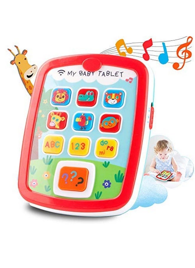 Baby Tablets Toys For 1 Year Old Boys Girls Gifts Toddler Toys Age 1-2 Educational Musical Toys Baby Toys 12-18 Month Toys For 1 2 3 Year Old Abc 123 Sounds Learning Toys