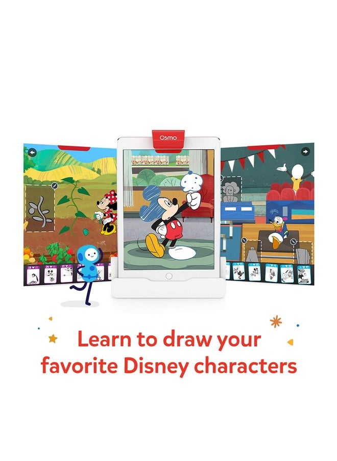 - Super Studio Disney Mickey Mouse & Friends - Ages 5-11 - Learn To Draw - For Ipad Or Fire Tablet Educational Learning Games - Stem Toy Gifts, Boy & Girl-Ages 5 6 7 8 9 10 11(Osmo Base Required)