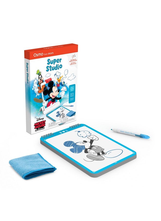 - Super Studio Disney Mickey Mouse & Friends - Ages 5-11 - Learn To Draw - For Ipad Or Fire Tablet Educational Learning Games - Stem Toy Gifts, Boy & Girl-Ages 5 6 7 8 9 10 11(Osmo Base Required)