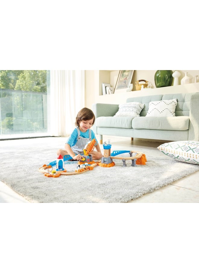 Hape Mars Mission Launch Set (34 Pieces)