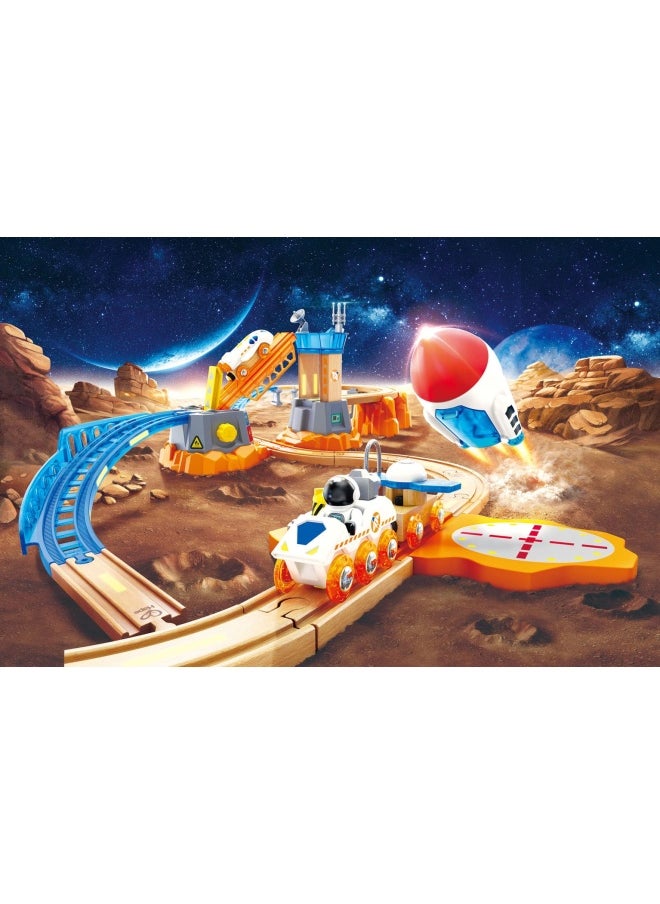 Hape Mars Mission Launch Set (34 Pieces)