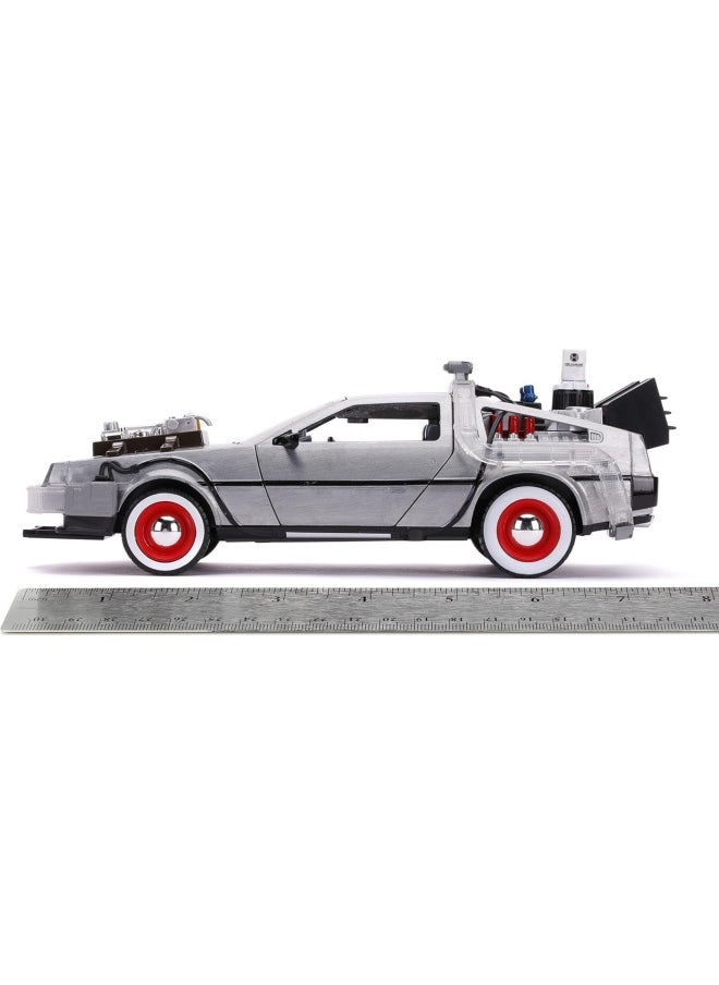 Jada Back to the Future Part III DeLorean Time Machine Die-Cast Car (1:32)