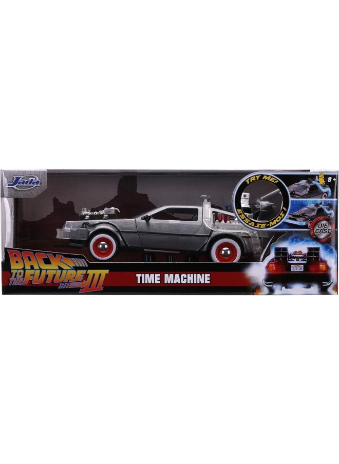 Jada Back to the Future Part III DeLorean Time Machine Die-Cast Car (1:32)